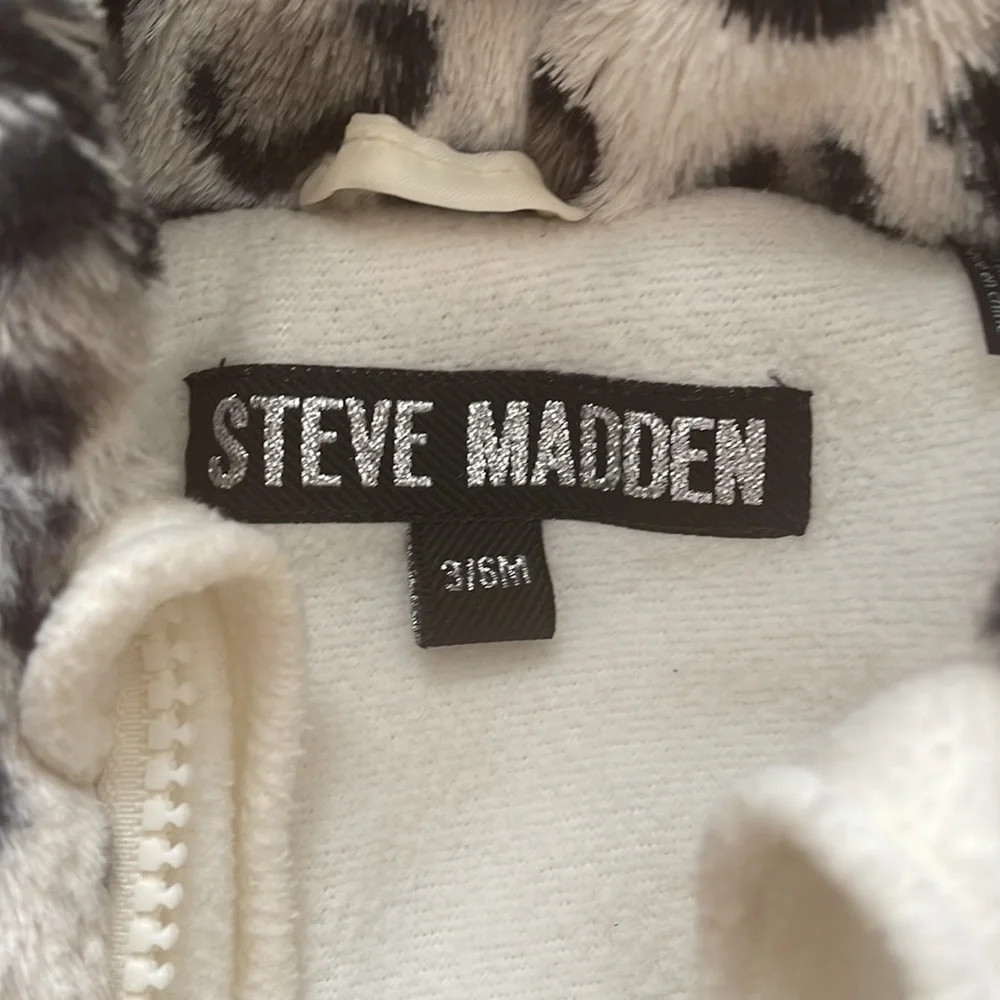 Steve Madden Faux Fur Leopard Snowsuit (3-6 months)